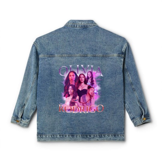 Discover Olivia Rodrigo Vintage Classic Women's Denim Jackets, Olivia Rodrigo Y2k Clothing For Fan, Vintage Olivia Rodrigo Classic Women's Denim Jackets