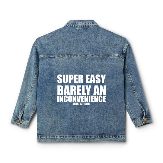 Discover Super Easy Barely An Inconvenience Classic Women's Denim Jackets
