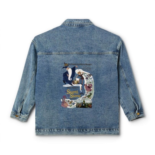 Discover The Sword In The Stone Classic Women's Denim Jackets