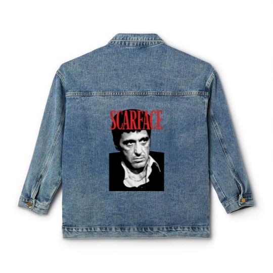 Discover Scarface Tony Montana Movie Classic Women's Denim Jackets