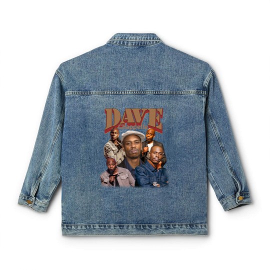 Discover Limited Dave Chappelle Classic Women's Denim Jackets, Vintage 90s Dave Chappelle Classic Women's Denim Jackets