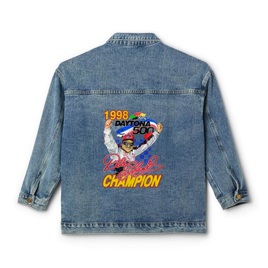 Discover Vintage Dale Earnhardt 1998 Daytona 500 Classic Women's Denim Jackets, Racing Classic Women's Denim Jackets, Goodwin Champions Classic Women's Denim Jackets