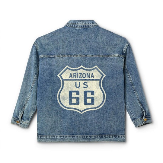 Discover Arizonna - Route 66 - Classic Women's Denim Jackets