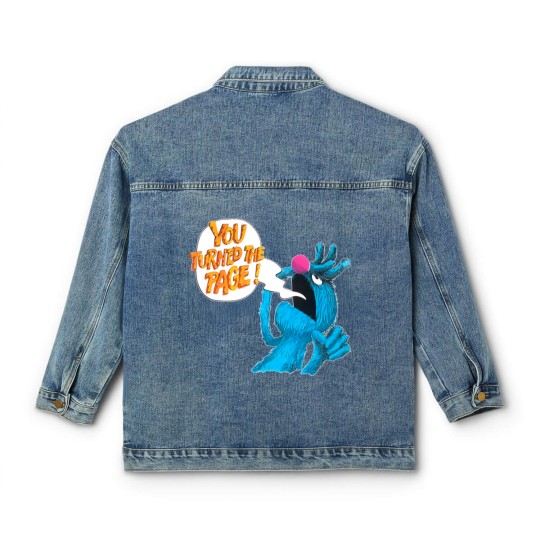 Discover Retro Vintage The Monster at The end of This Book Gift For Fans | Essential Classic Women's Denim Jackets