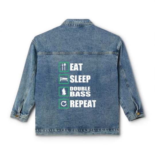 Discover Double Bass Gift Classic Women's Denim Jackets