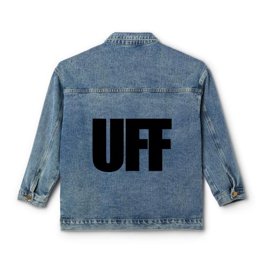 Discover UFF Schwarz Classic Women's Denim Jackets