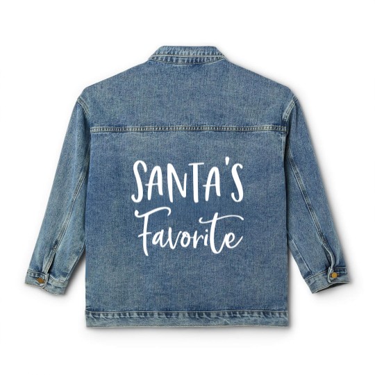 Discover Santa Classic Women's Denim Jackets, Santa's Favorite Classic Women's Denim Jackets