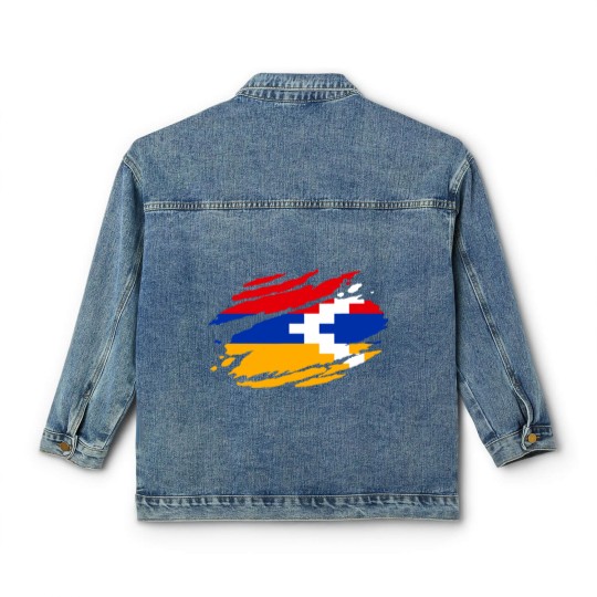 Discover Artsakh Flag Proud Artsakh Support Artsakh Strong Classic Women's Denim Jackets