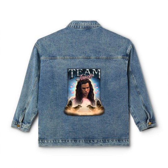 Discover Team Jacob Cursed Fan Collage | Active Classic Women's Denim Jackets