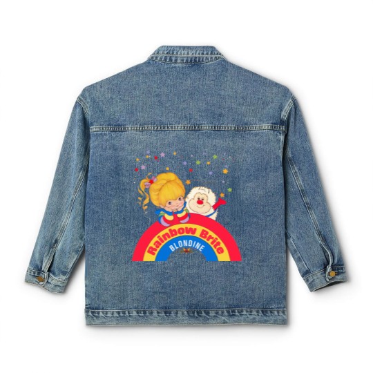 Discover Vintage Blondine Rainbow Brite Classic Women's Denim Jackets