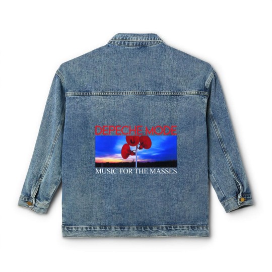 Discover Depeche Mode "Music for the Masses" Classic Women's Denim Jackets
