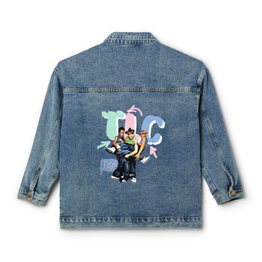 Discover TLC Classic Women's Denim Jackets, XL, 1992 Vintage