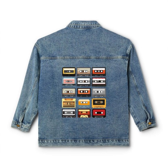Discover Cassette Tape - Cassette Tape - Classic Women's Denim Jackets