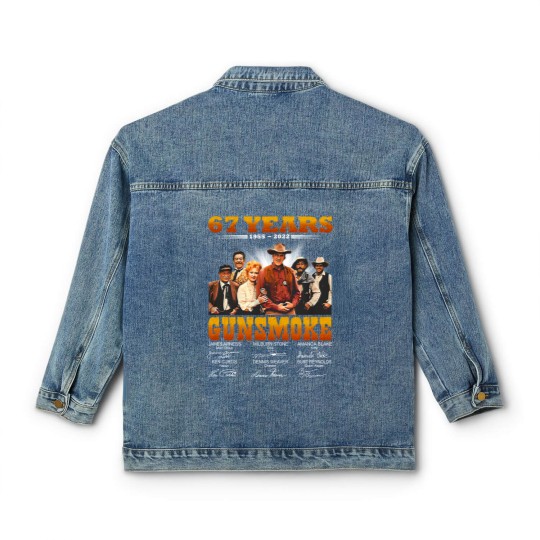 Discover Gunsmoke 68th Anniversary 1955-2023 Signatures Classic Women's Denim Jackets