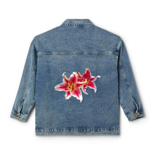 Discover Stargazer Lily Pair Classic Women's Denim Jackets