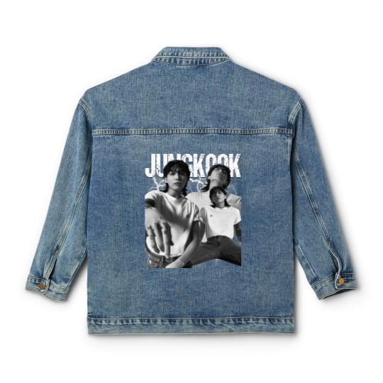 Discover Vintage JungKook 90s Bootleg Classic Women's Denim Jackets, Jungkook Seven BTS Unisex Classic Women's Denim Jackets
