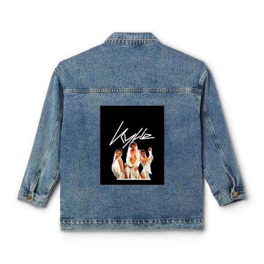 Discover Kylie Minogue Fever Cant Get You Out Of My Head Graphic Classic Women's Denim Jackets