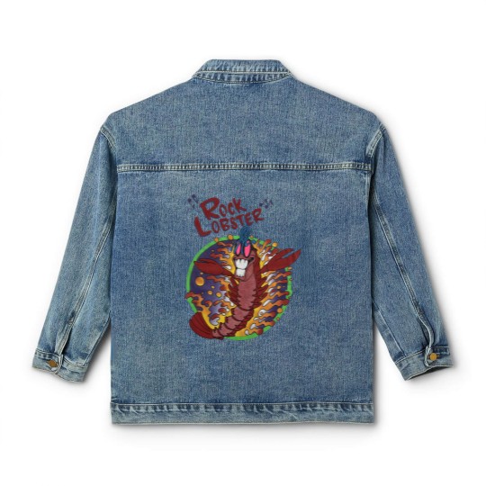 Discover Vintage B-52’s Rock Lobster 90s Band Classic Women's Denim Jackets