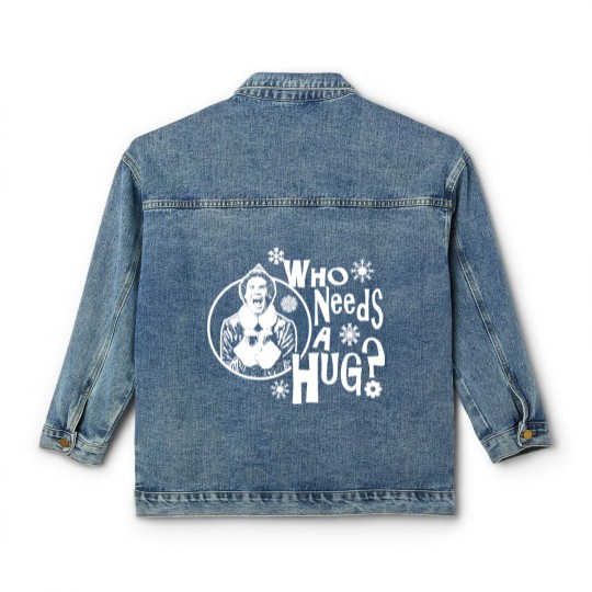 Discover Who Needs A Hug? Buddy The Elf - Buddy The Elf - Classic Women's Denim Jackets