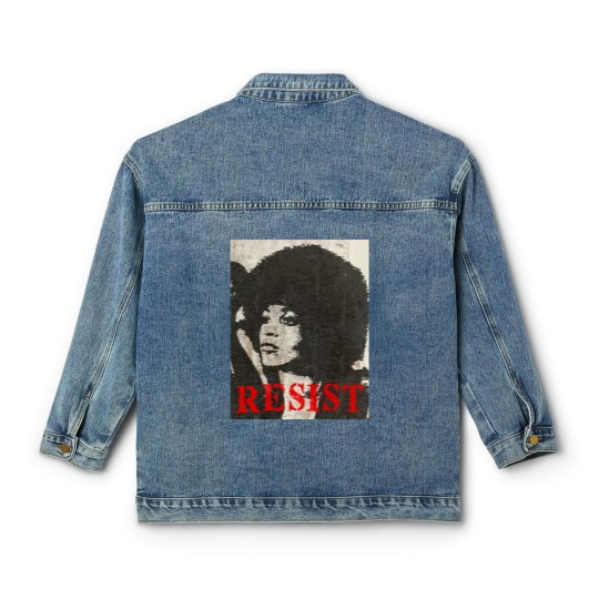 Discover Angela Davis Resist - Angela Davis - Classic Women's Denim Jackets