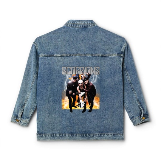 Discover Scorpions Rock Believer World Tour 2023  Classic Women's Denim Jackets
