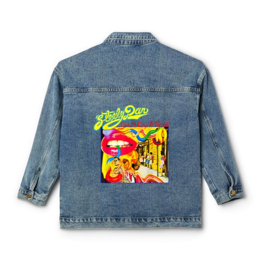 Discover Retro Steely Distressed Arts Dan Rock Music For Fan Classic Women's Denim Jackets