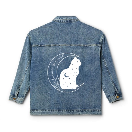 Discover Karma is a Cat Classic Women's Denim Jackets