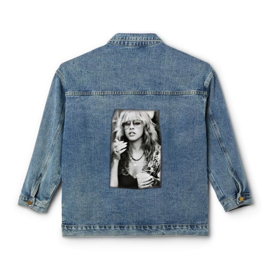 Discover Stevie Nicks Black Vintage Vintage Classic Women's Denim Jackets,