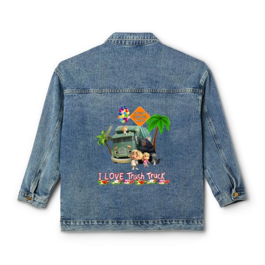 Discover Trash Truck Netflix, Trash Truck, Garbage Truck Kids, I Love Garbage Trucks, Hank And Trash Truck, (1) Classic Women's Denim Jackets