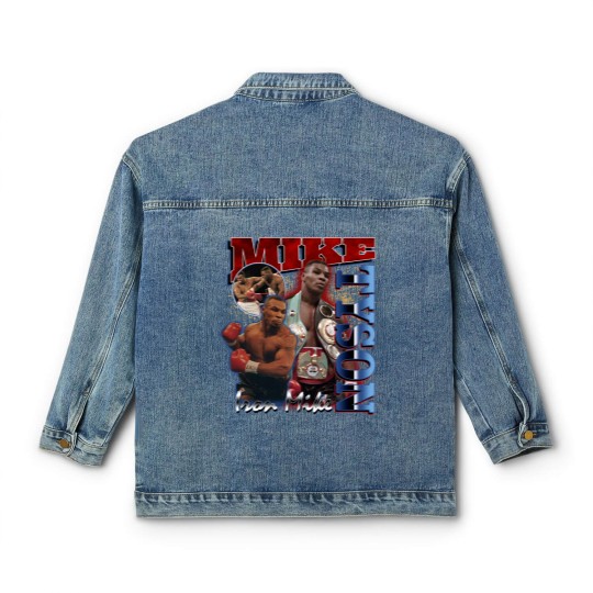 Discover Vintage Style Iron Mike Tyson Classic Women's Denim Jackets