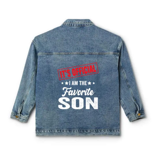 Discover Its  Im The Favorite Son Classic Women's Denim Jackets