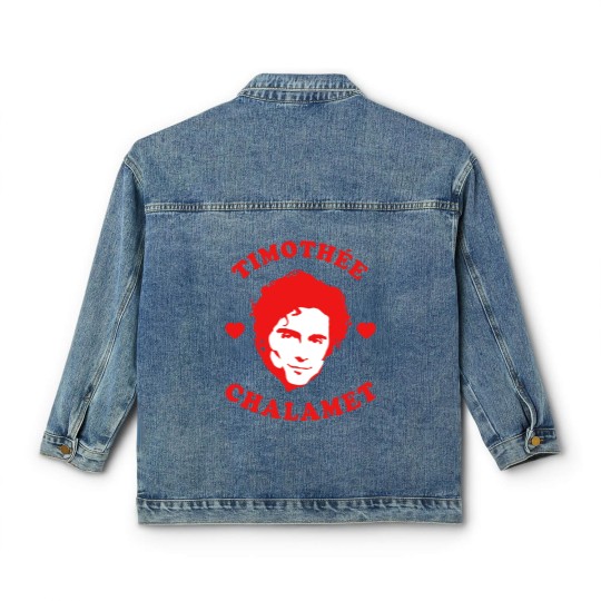 Discover Timothee Chalamet Classic Women's Denim Jackets, Timothee Chalamet Lover Classic Women's Denim Jackets, I Love Timothee Chalamet