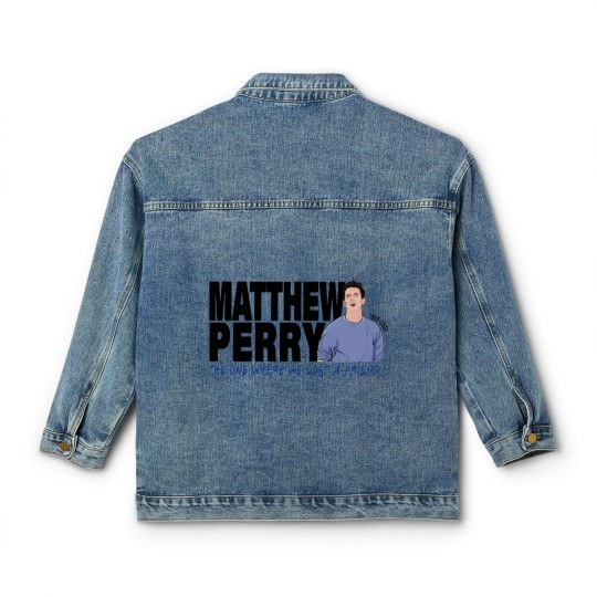 Discover Retro Chandler Bing Classic Women's Denim Jackets, Chandler Bing Homage Classic Women's Denim Jackets