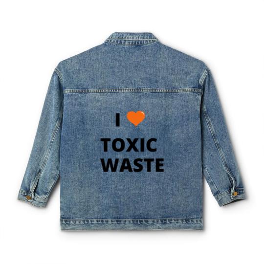 Discover i heart toxic wast Classic Women's Denim Jackets