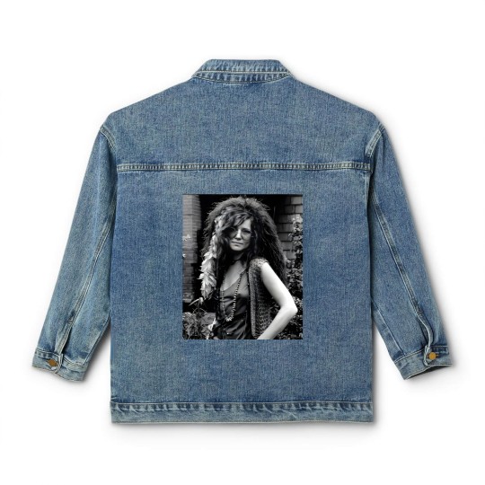 Discover Janis J Classic Women's Denim Jackets, Rock Band Classic Women's Denim Jackets, Music Classic Women's Denim Jackets