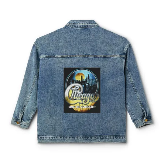 Discover Chicago band live in concert Classic Women's Denim Jackets