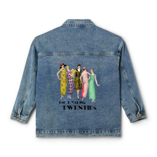 Discover The Roaring 20S Art Deco Fashion Classic Women's Denim Jackets