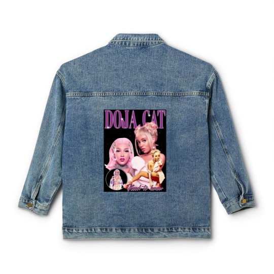 Discover Bootleg Doja Cat Classic Women's Denim Jackets, Doja Cat 90s Graphic Classic Women's Denim Jackets, Vintage Classic Women's Denim Jackets