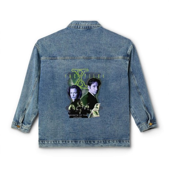 Discover Mulder And Scully Classic Women's Denim Jackets, The Truth Is Still Out There X FILES Classic Women's Denim Jackets