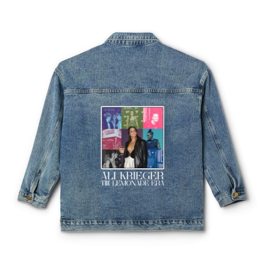 Discover Ali Krieger The Lemonade Era US Women Nation Team USWNT Soccer Classic Women's Denim Jackets