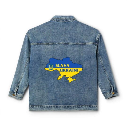 Discover Slava Ukraini Classic Women's Denim Jackets
