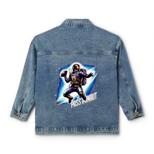 Discover Josh Dobbs The Passtronaut Classic Women's Denim Jackets, Retro Minnesota Players Football Josh Dobbs Inspired