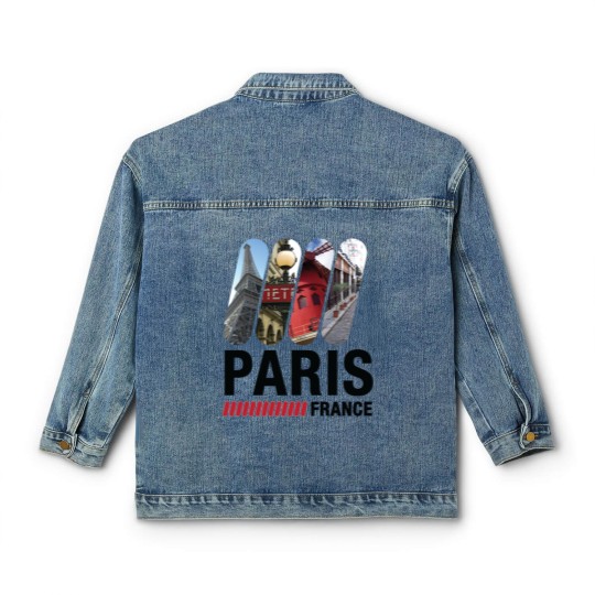 Discover Paris, France Classic Women's Denim Jackets
