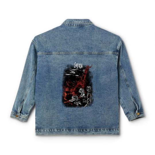 Discover Gojira Classic Women's Denim Jackets Vintage Metal Music Classic Women's Denim Jackets Classic Women's Denim Jackets Clothing Classic Women's Denim Jackets Metal Tees