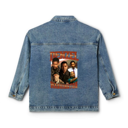 Discover DENZEL WASHINGTON Retro Vintage Classic Women's Denim Jackets - Denzel Washington Tribute Classic Women's Denim Jackets