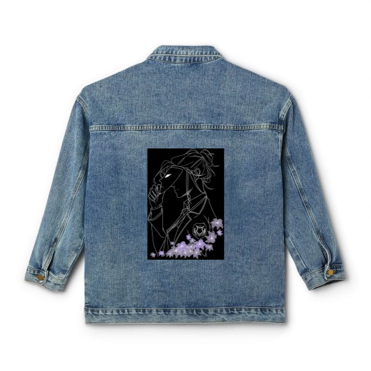 Discover Purple Hyacinth Classic Women's Denim Jackets