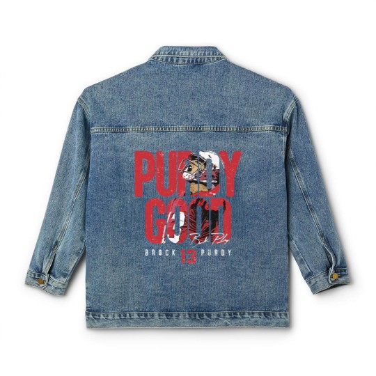 Discover Brock Purdy San Francisco Purdy Good - Brock Purdy - Classic Women's Denim Jackets