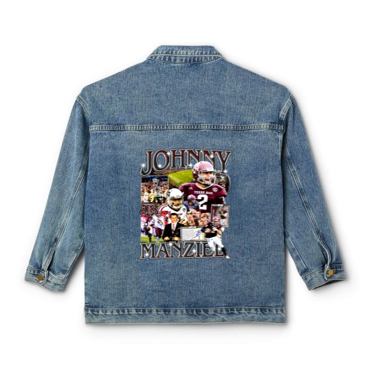 Discover Johnny Manziel Vintage Style Bootleg Classic Women's Denim Jackets, Johnny Manziel Classic Women's Denim Jackets