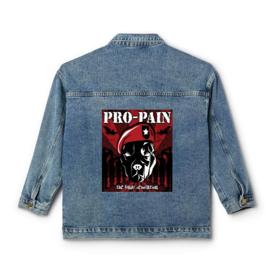 Discover Pro Pain Dog Classic Women's Denim Jackets