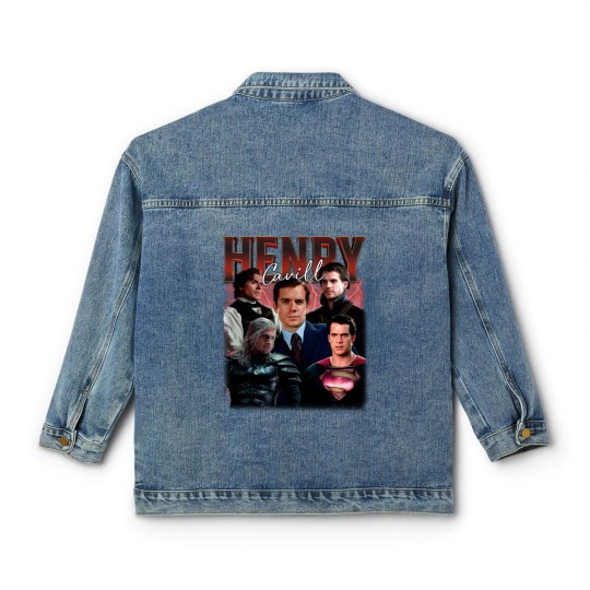 Discover HENRY CAVILL Vintage Classic Women's Denim Jackets, Henry Cavill Homage Classic Women's Denim Jackets, Henry Cavill Fan